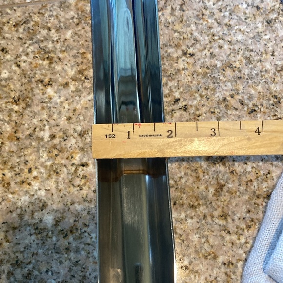 Silver Olive Appetizer Vessel Meant to Hold Round Objects on Charcuterie Platter - Picture 10 of 10